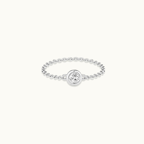 Bezel Set Double Chain Bracelet | Common Alloy | Common Alloy