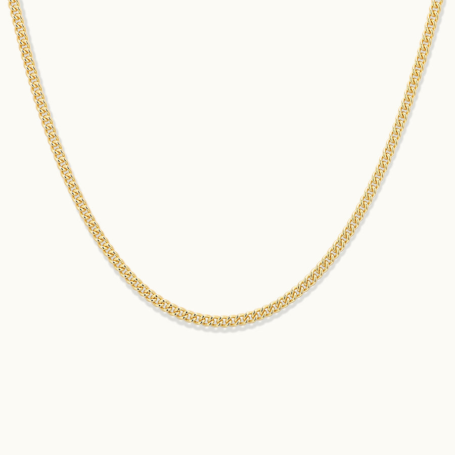 Two-Tone Double Paperclip Chain Necklace